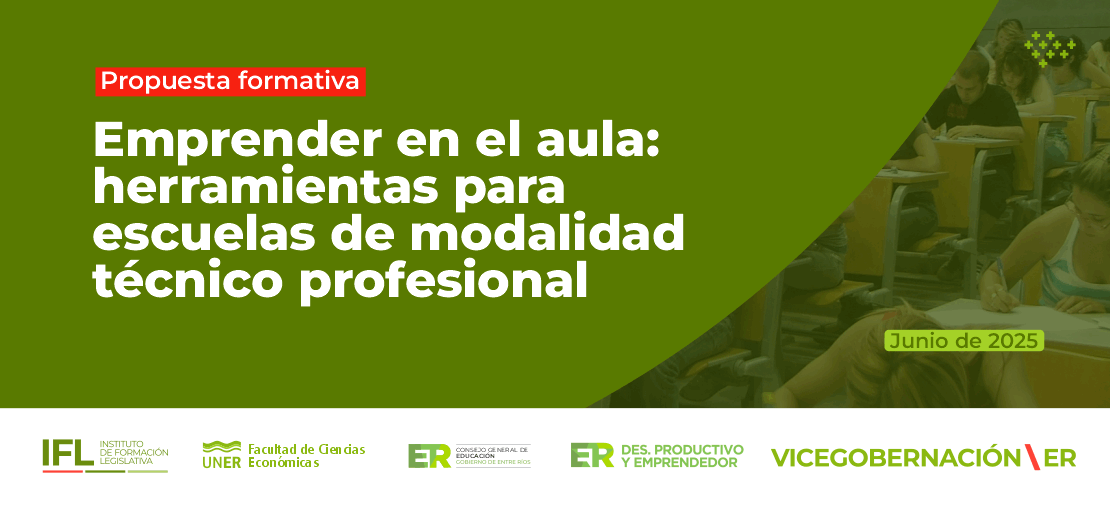 Se inicia la capacitación “Emprender en el aula: herramientas para escuelas de modalidad técnico profesional”