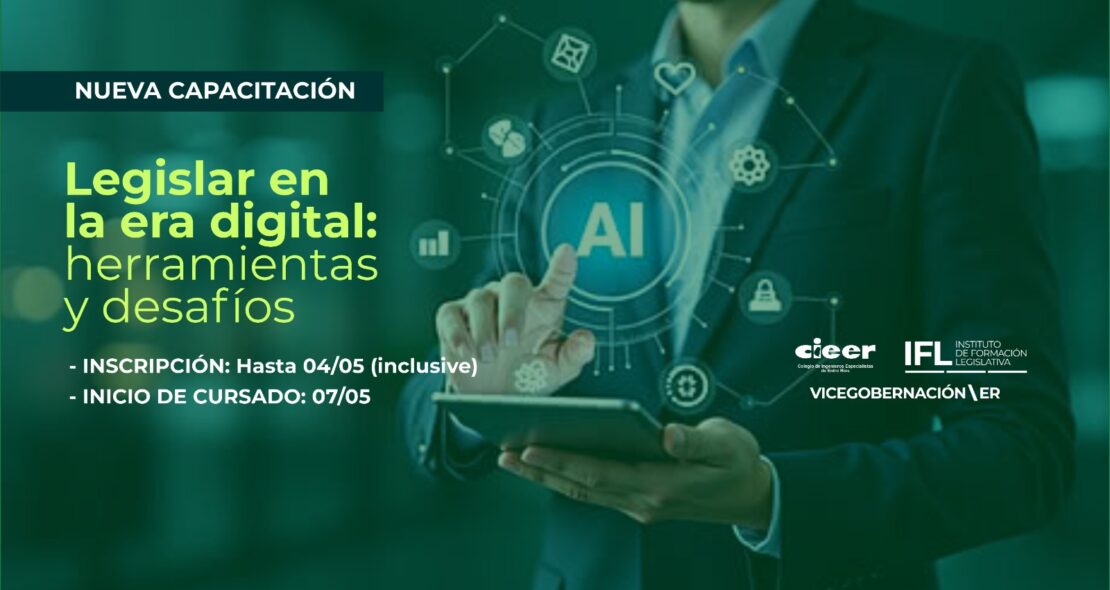 “Legislar en la Era Digital: herramientas y desafíos”, es la nueva capacitación de la Vicegobernación